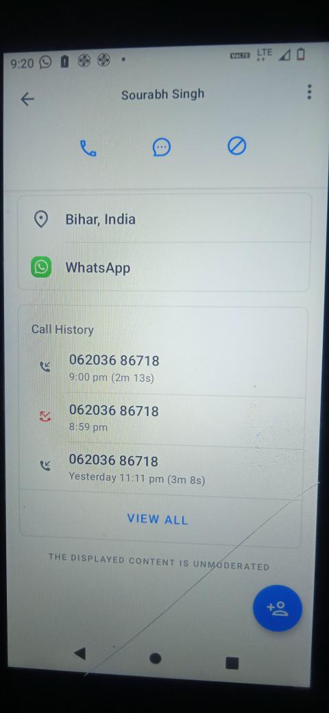 pathakdharmen10's tweet photo. @JharkhandCMO @JharkhandPolice   mujhe do din se dupty commissioner general of police ( giridih ) ke naam se call kar pareshan kiya jaa raha hai utha lenge andar kar denge kripya sangyan liya jay https://t.co/zNCXjiCN4K
