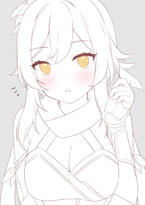 鉛筆ツールで線画描くの楽しい 