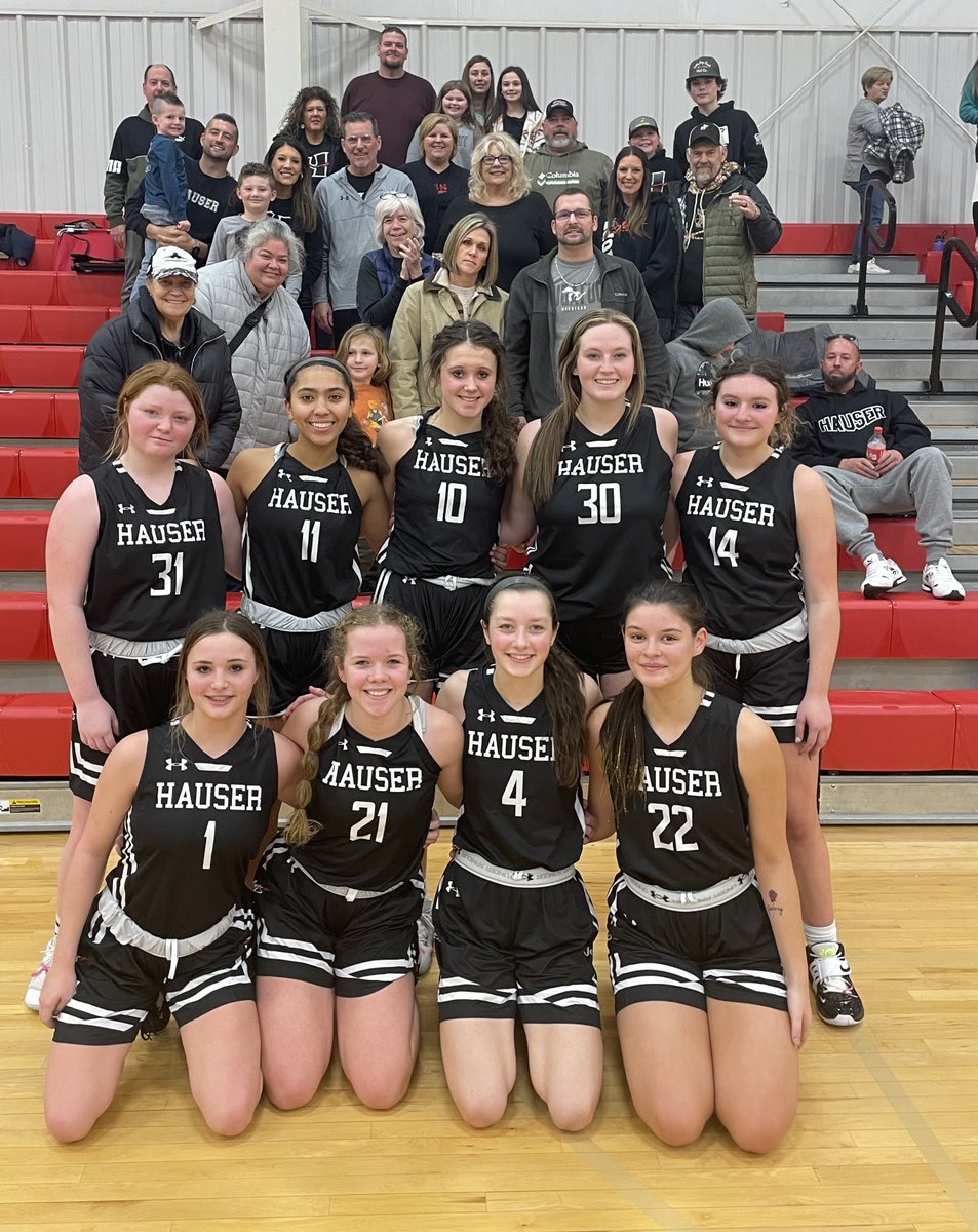 HauserGBBall's tweet photo. Congrats to the JV Lady Jets on Winning the North Decatur JV Pool A Championship.

Thanks for all the FAN support. 

Attitude and Effort 

Go Jets ✈️⚫️⚪️ https://t.co/5I1dYaO7Pc