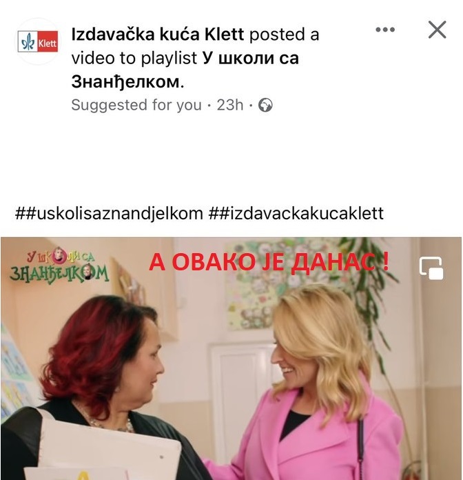 AlekKavcic's tweet photo. Да ли је и Ваш учитељ "Klett" учитељ?

И колико то Вас кошта?

(Све те таблете, рекламе, скечеве, учитељијаде, директорија��е... плаћају родитељи купујући уџбенике страних издавача по пљачкашким ценама.) https://t.co/ZfxsOefIwl