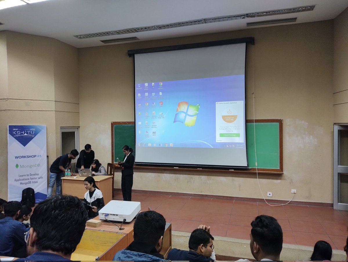 themallickboy's tweet photo. At today's workshop of mongodb at IIT Kgp https://t.co/ynmgaaJvxO