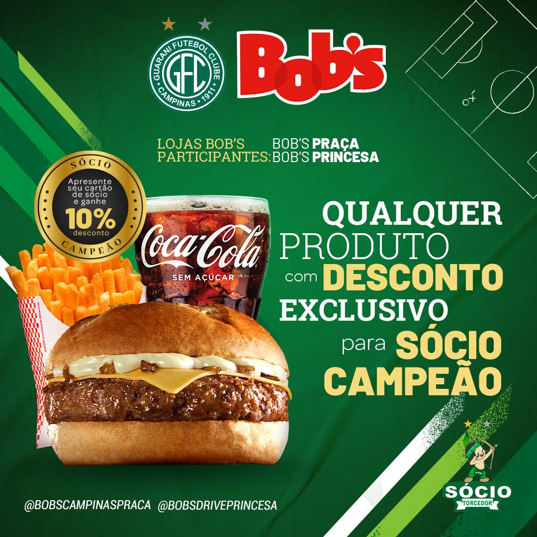 Guarani Futebol Clube on X: Chegamos em casa! Oferecimento: Bob's