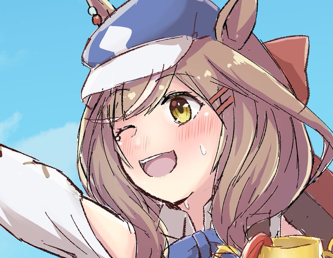 依頼絵WIP。表情悩み中 
