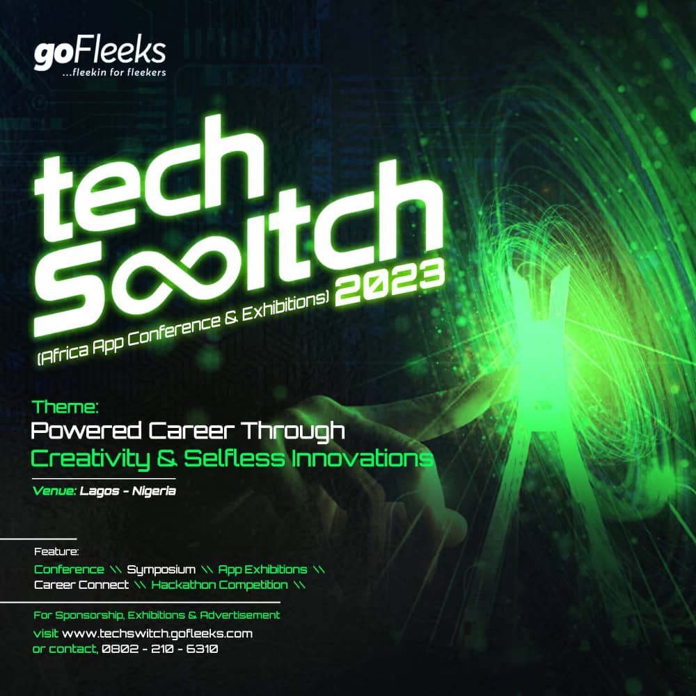 techswitchers's tweet photo. THE FUTURE OF  #4IT  THE 4TH INDUSTRIAL #REVOLUTION IS #AFRICA  JOIN  TECHSWITCH NOW
 #techswitch2023 #Techafrica #gofleeks N https://t.co/YAx7cdGnhg