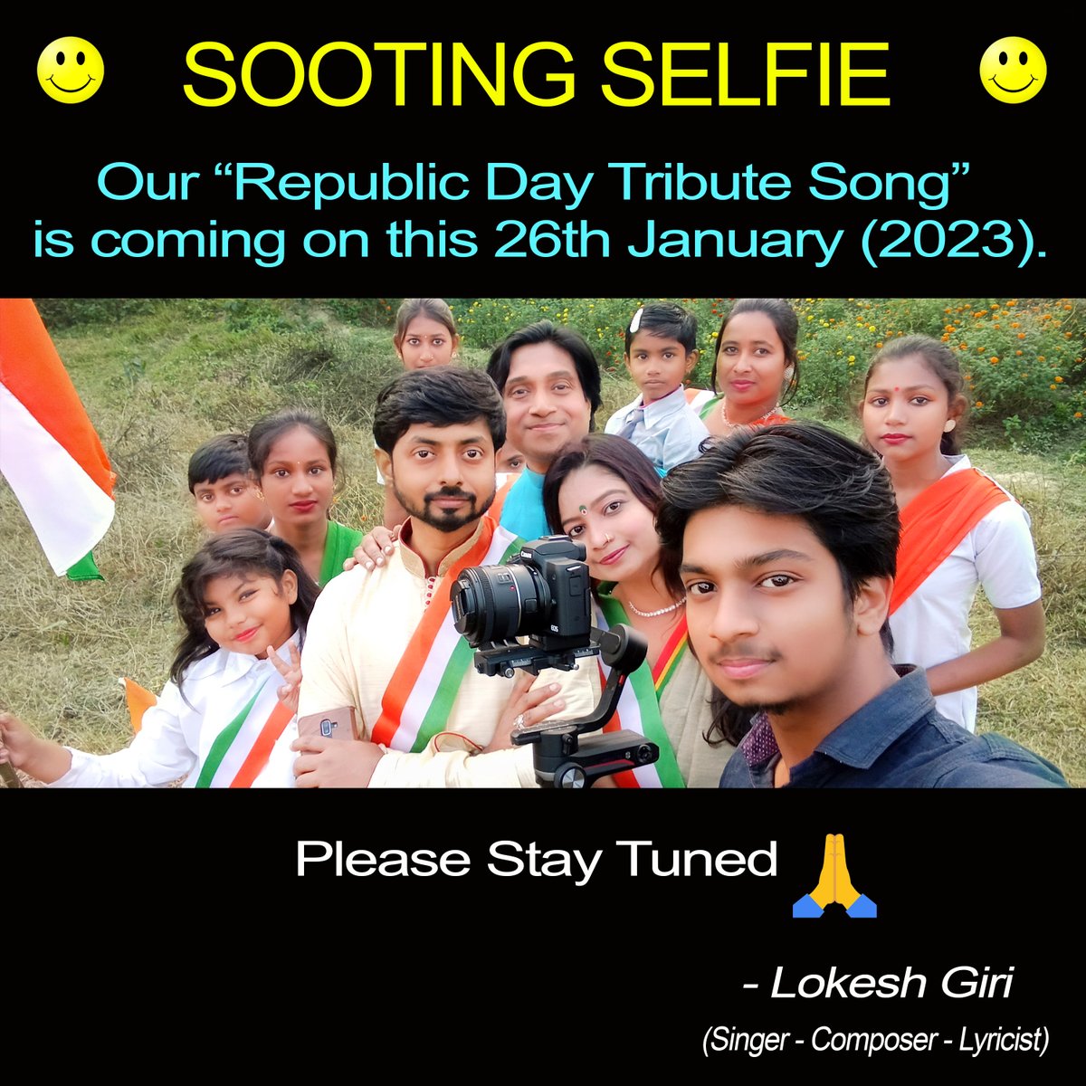 My next song is coming ............ 🎼🎹🎧🎼🎤🎬
Please stay tuned........... 🥰🙏
#musicartist #republicday2023 #republicdayspecial #republicdaycelebration #republicday  #lokeshgiri #bengalsinger #singer_composer_lokesh_giri #artist #kolkatamusic #kolkatasinger #musicarranger