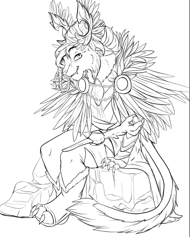 Liliebia's tweet photo. Line du dessin terminé, place aux couleurs https://t.co/jOVk5dKm0z