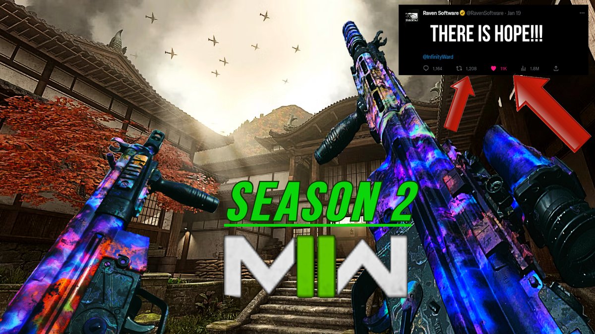 MajorAssHat's tweet photo. THE GRAU IS BACK!! two Dubs with these monsters
Lachmann556 x MP5
discussed my thoughts on CoD /Warzone2 Season2 ๐
https://t.co/lpBraRADsy
https://t.co/lpBraRADsy
โป๏ธ +โค๏ธโ๐ฅ
@AbyssOutlaws #WatchTheAbyss
#Warzone2 #MWII https://t.co/CSURlpVlsU