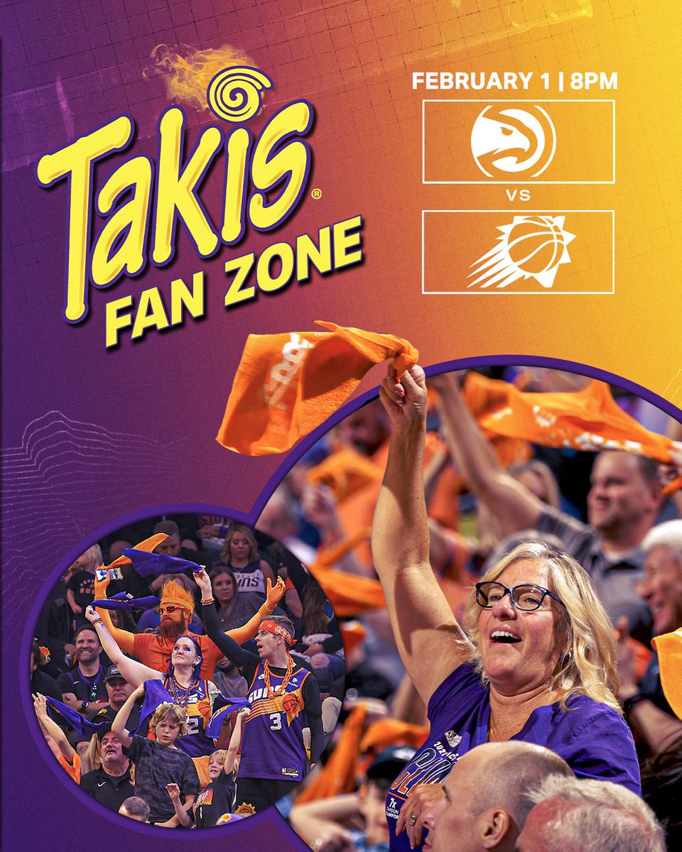Phoenix Suns on Twitter "Be a part of the TakisUSA Fan Zone at an