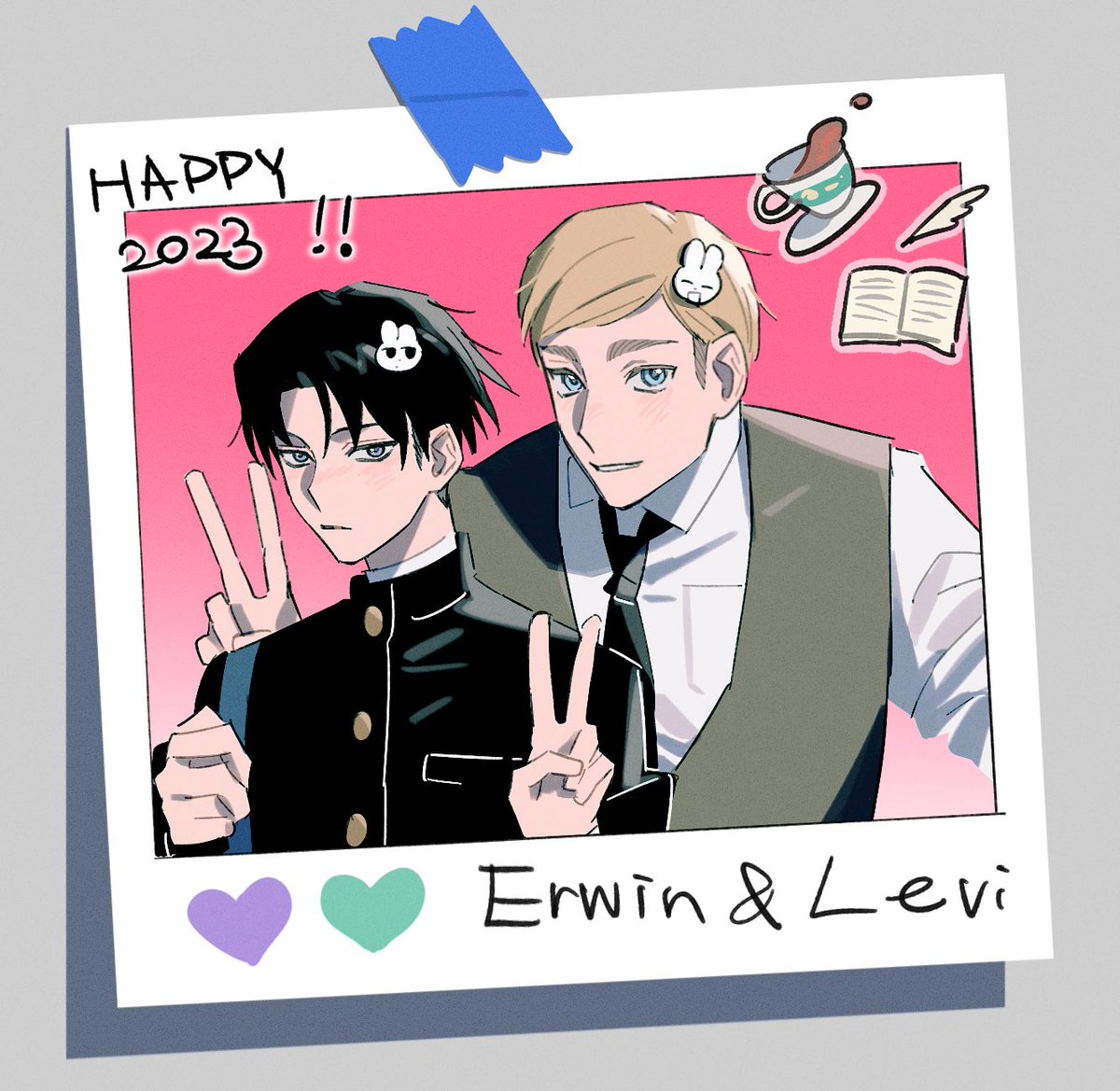 #エルリ #eruri 🐰🐰