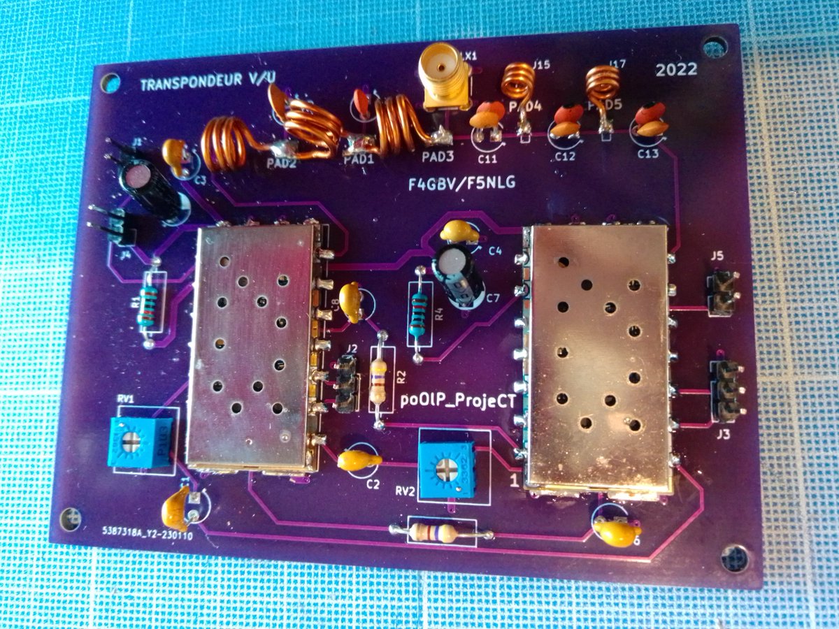 f4gbv's tweet photo. #poolp v2022 . et en plus ça marche! un transpondeur U/V de 50g , YOUPI ! je vais pouvoir faire voler le cerf-volant. à suivre... https://t.co/JlOR5CUTGX