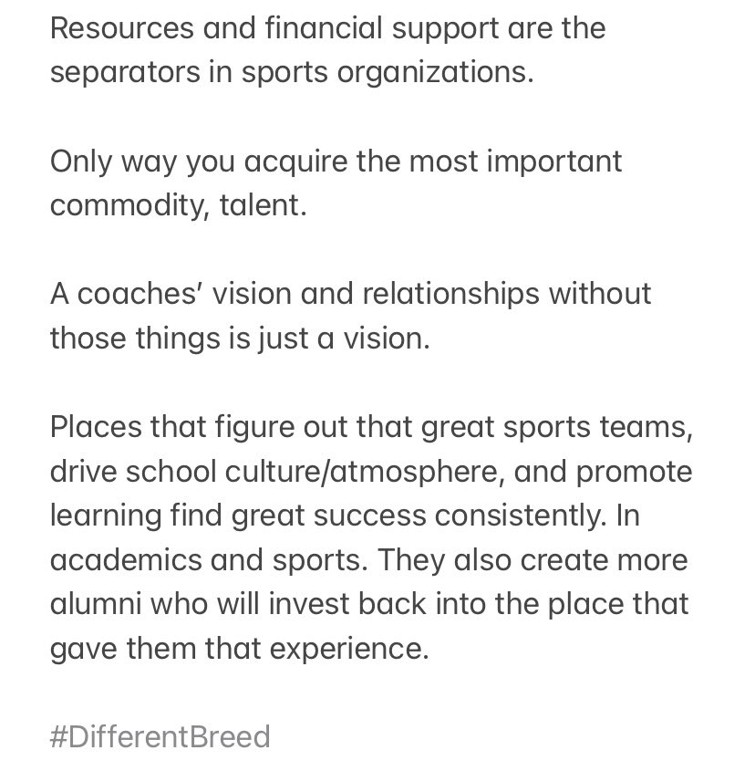 Young aspiring head coaches, make sure that while you’re interviewing, the school is being interviewed too. Don’t just take a job for the title.