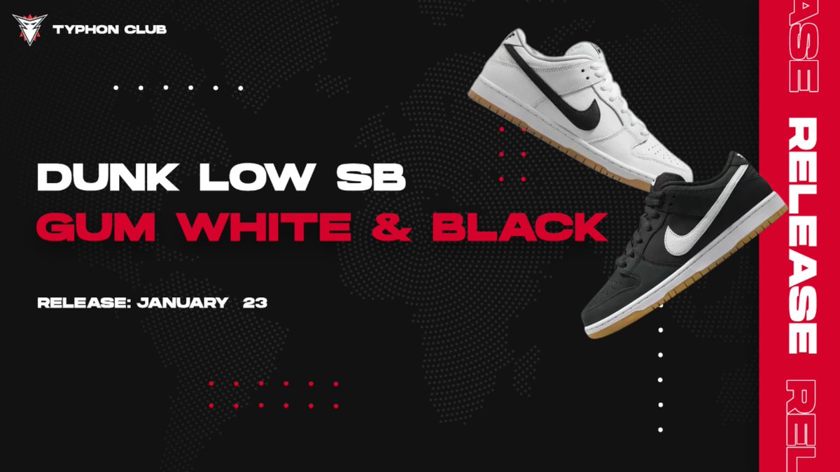 What a combo right? ✨

- Dunk Low SB Gum's 
- Release January 23. 

We are ready to see success!