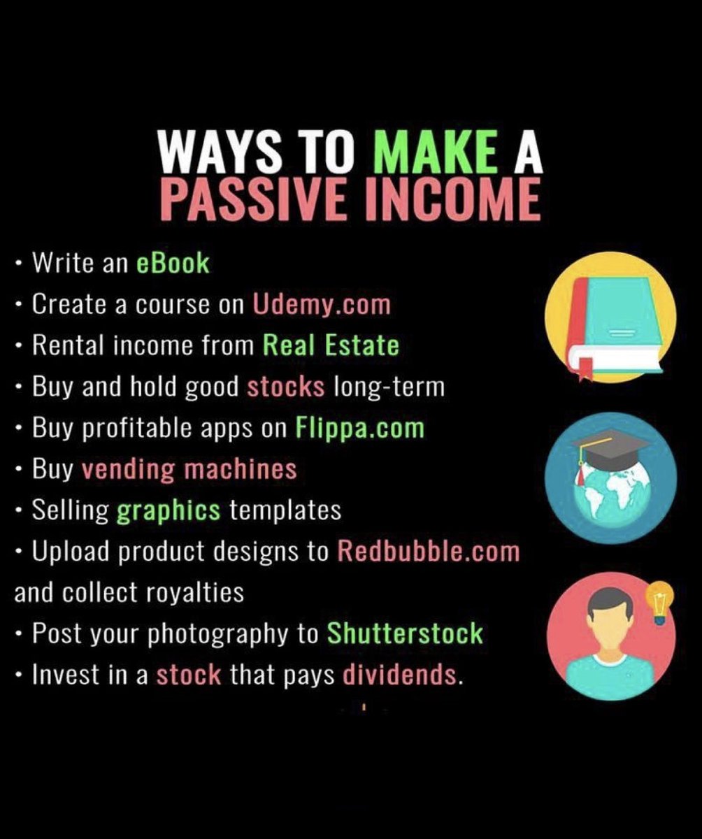 NinjaSideHustle's tweet image. #sidehustle #passiveincome #MultipleStreamsOfIncome #MakeExtraMoney #Recessionproof #smallbusiness #entrepreneur #NinjaSideHustle