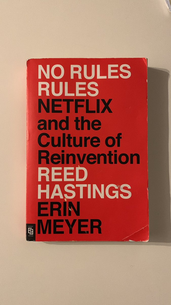 Dima_heyqq's tweet photo. Just finished reading #NoRulesRules by @reedhastings and Erin Meyer. Fascinating insight into the unique management style of Netflix and how it has contributed to their success. A must-read for anyone in the tech or media industry.
#buildinpublic #leadership #BookReview https://t.co/BbKcF7iarj