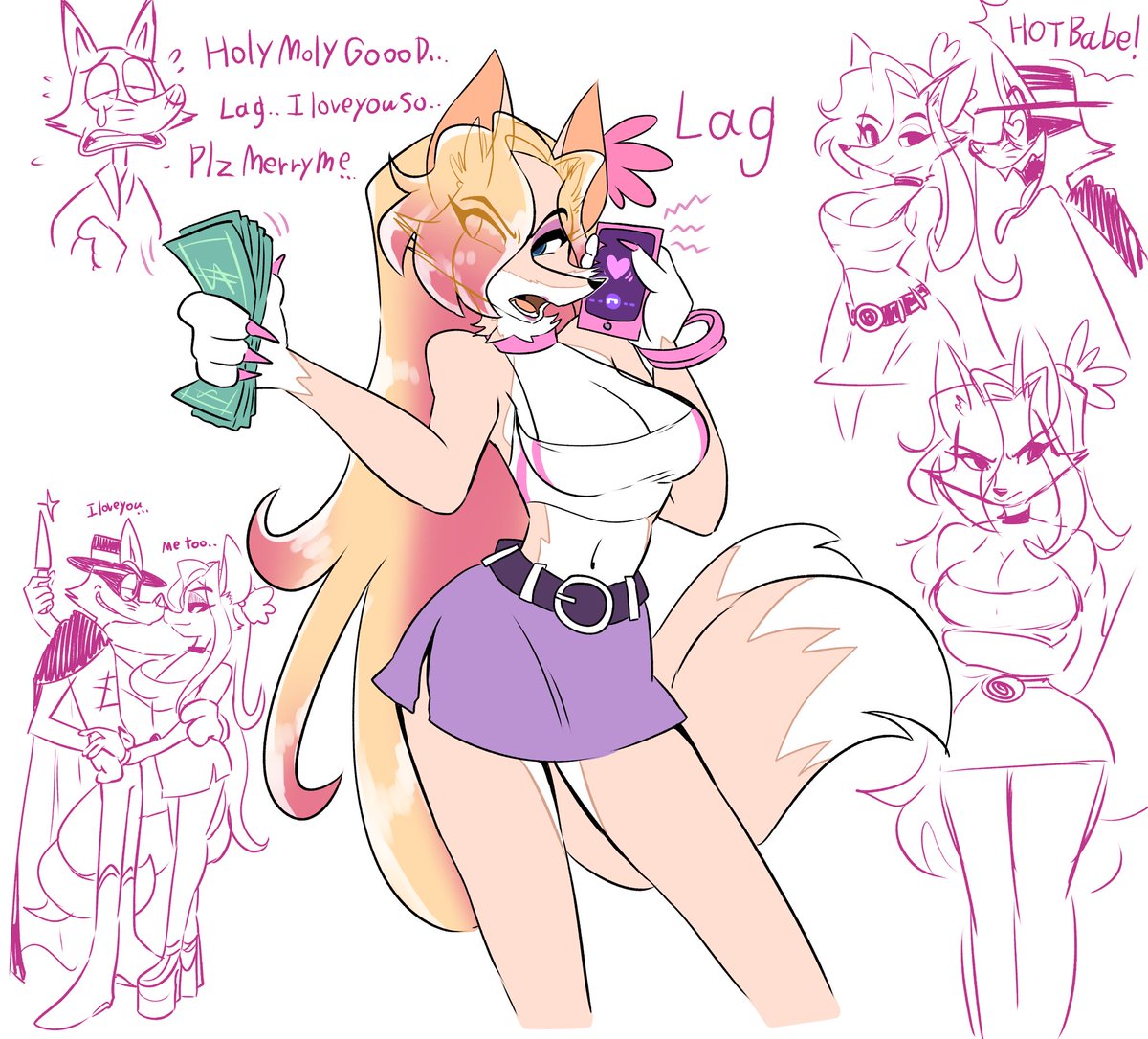 My zorori oc "lagnes" that has been there for over 10 years.
I've redrawn it again. She is a female villain and she is an assassin (Employer)

I personally created this because I felt that there were not many female villains in the Zorori series! 