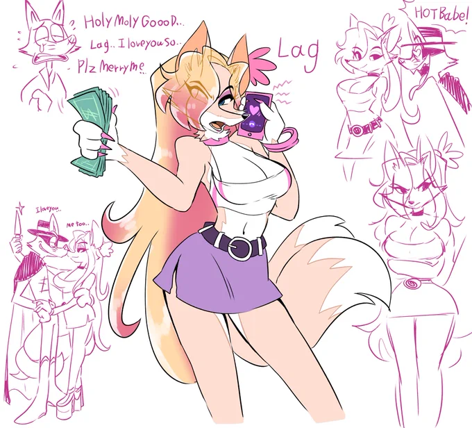 My zorori oc "lagnes" that has been there for over 10 years.I've redrawn it again. She is a female villain and she is an assassin (Employer)I personally created this because I felt that there were not many female villains in the Zorori series! 