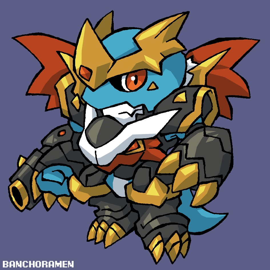bancho_ramen's tweet photo. Random Digimon Ver. 2023 3/???

#digimon #DigimonGhostGame #digimonsurvive #magnamon #imperialdramon #kyubimon #beelzemon #chibiart #myart #digital #traditional #fanart https://t.co/QENLseJAEe