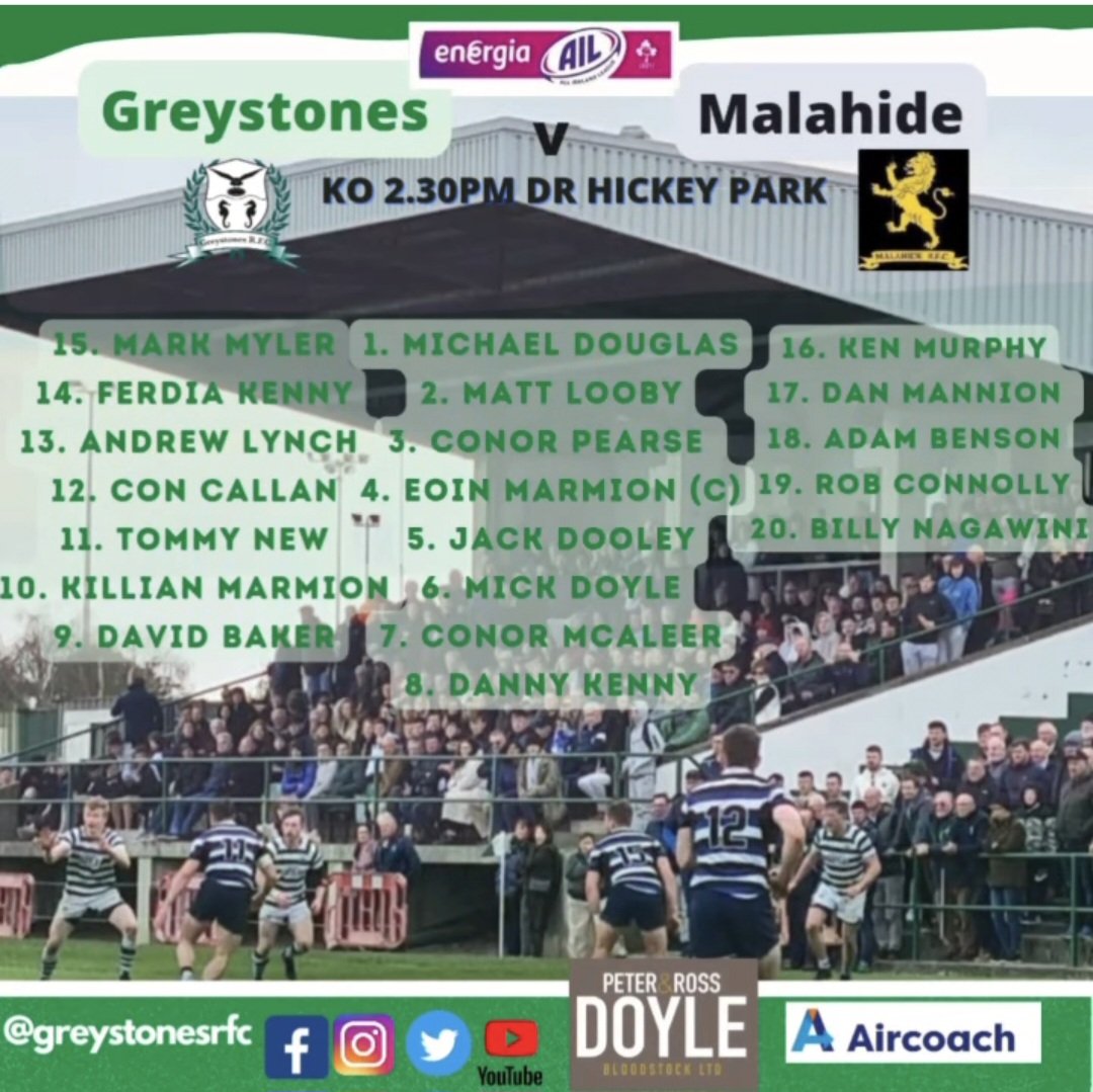 GreystonesRFC's tweet photo. Less than 60 mins to go #grfcFirsts v @malahiderfc at Dr Hickey Park today
10/10 in the #AIL + 3/3 for The Hungry Monk Man of the Match for the front row, get in here + add to the numbers - members + u18s come along for free!
#positiveenergy #AIL #frontrowunion https://t.co/Wt4ntNo7Z6