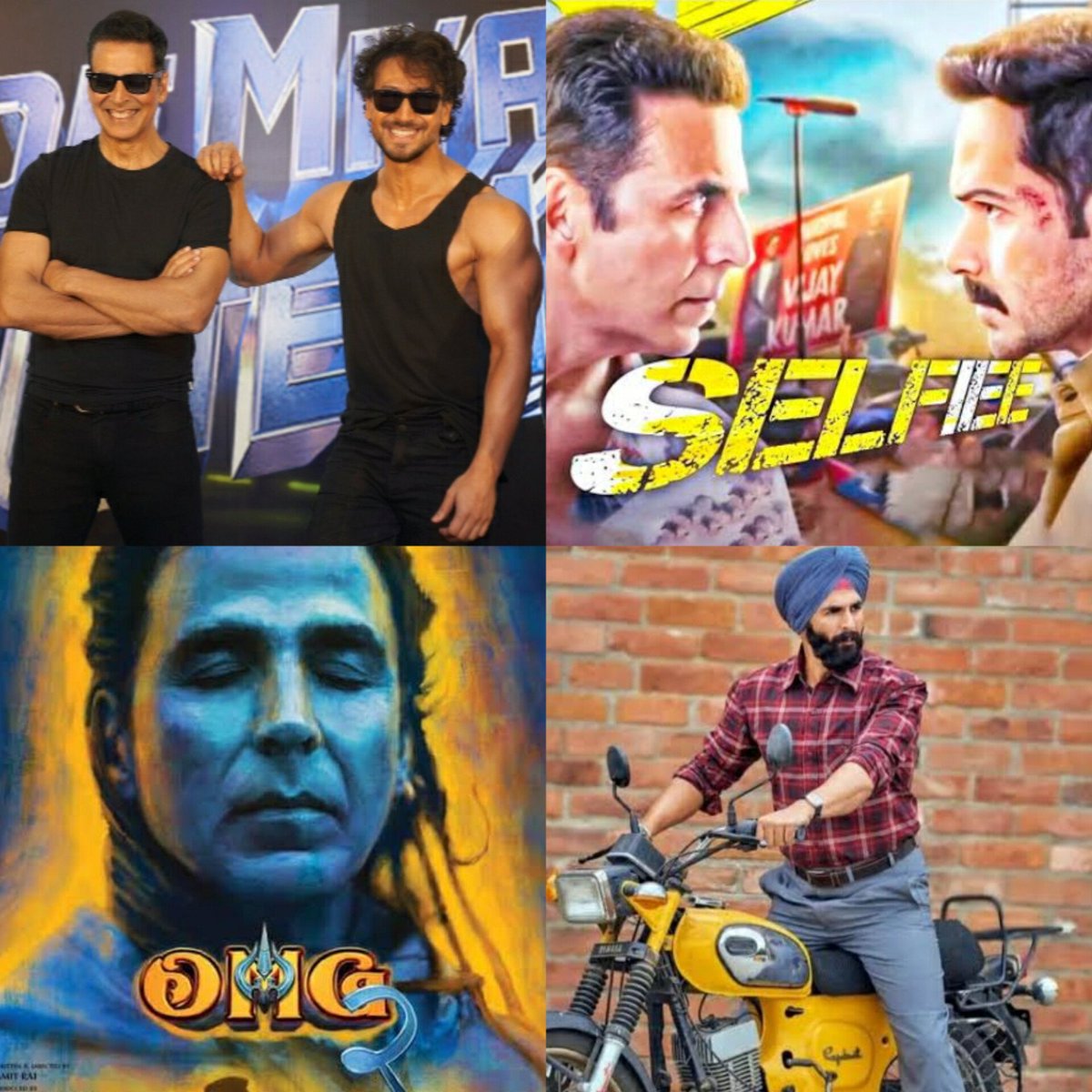 #AkshayKumar is all set to rule the box office in 2023 with films based on different  subjects🔥

 #BMCM #Selfiee #OMG2 #CapsuleGill 

SELFIEE TRAILER TOMORROW