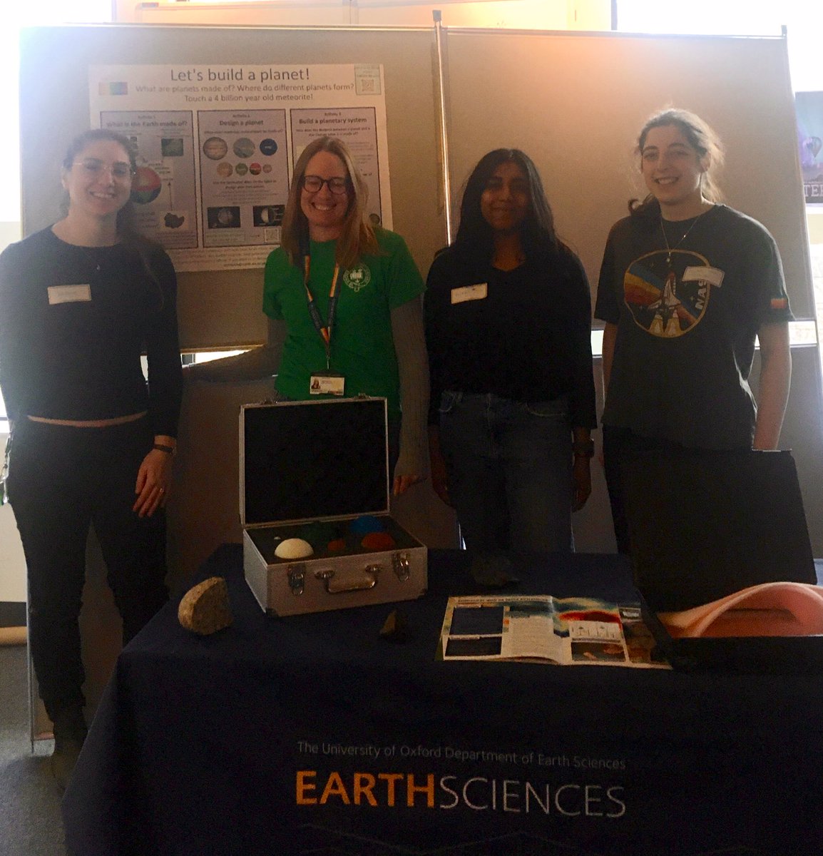 OxUniEarthSci's tweet photo. We are ready to see you at #intothecosmos @OxfordPhysics. Come and learn about exoplanets and planetary interiors. https://t.co/rMazIC5oyP