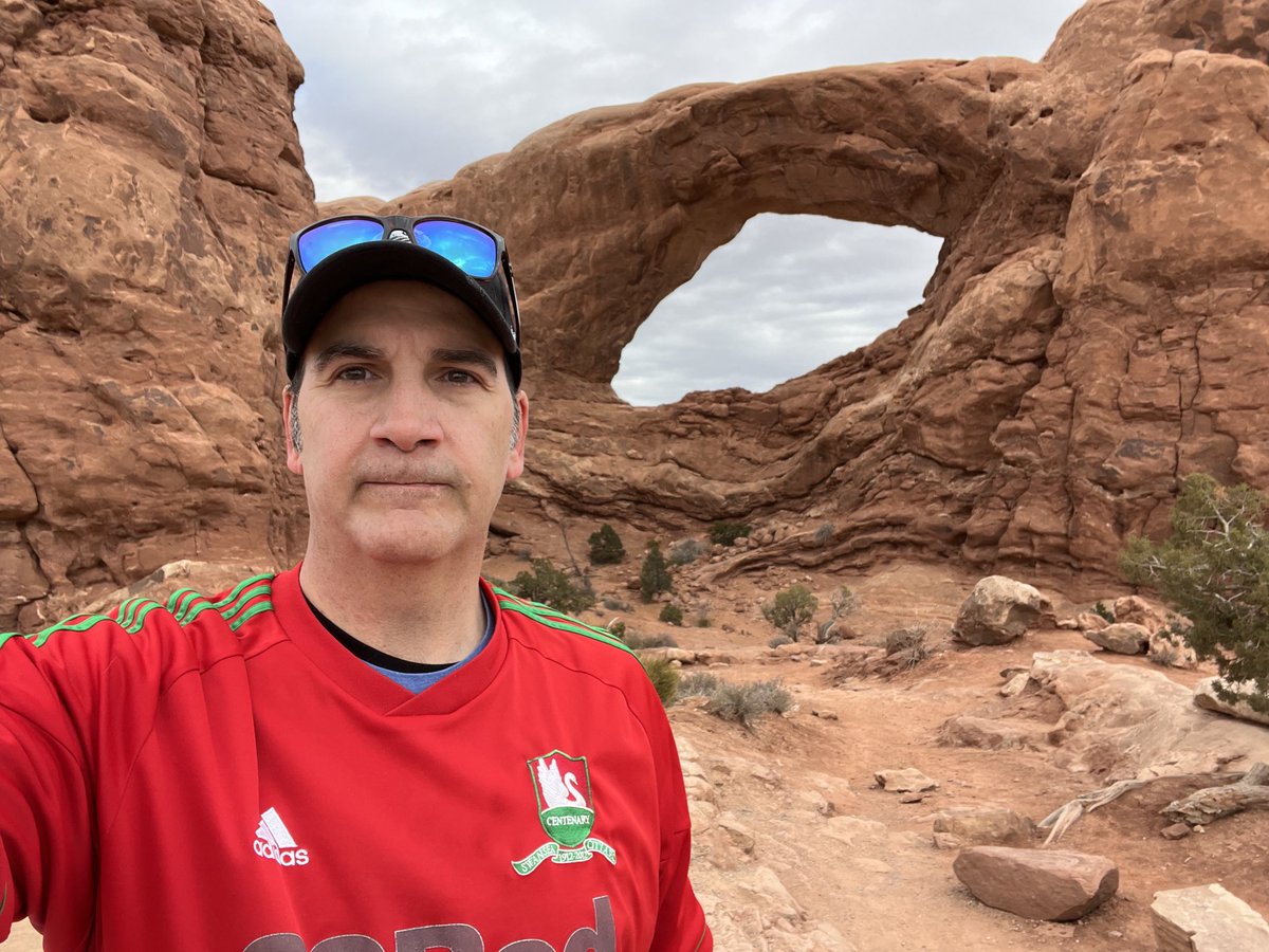 JacksJersey's tweet photo. Greetings from Arches National Park Utah- one last shot from NJ #JacksAtHome recent drive across 🇺🇸. We are hoping to see a few beautiful shots today and a winning road trip for ⁦@SwansOfficial⁩ COYS! ⁦@SwansGlobal⁩ #Statesidejacks https://t.co/85cYVhPS4y