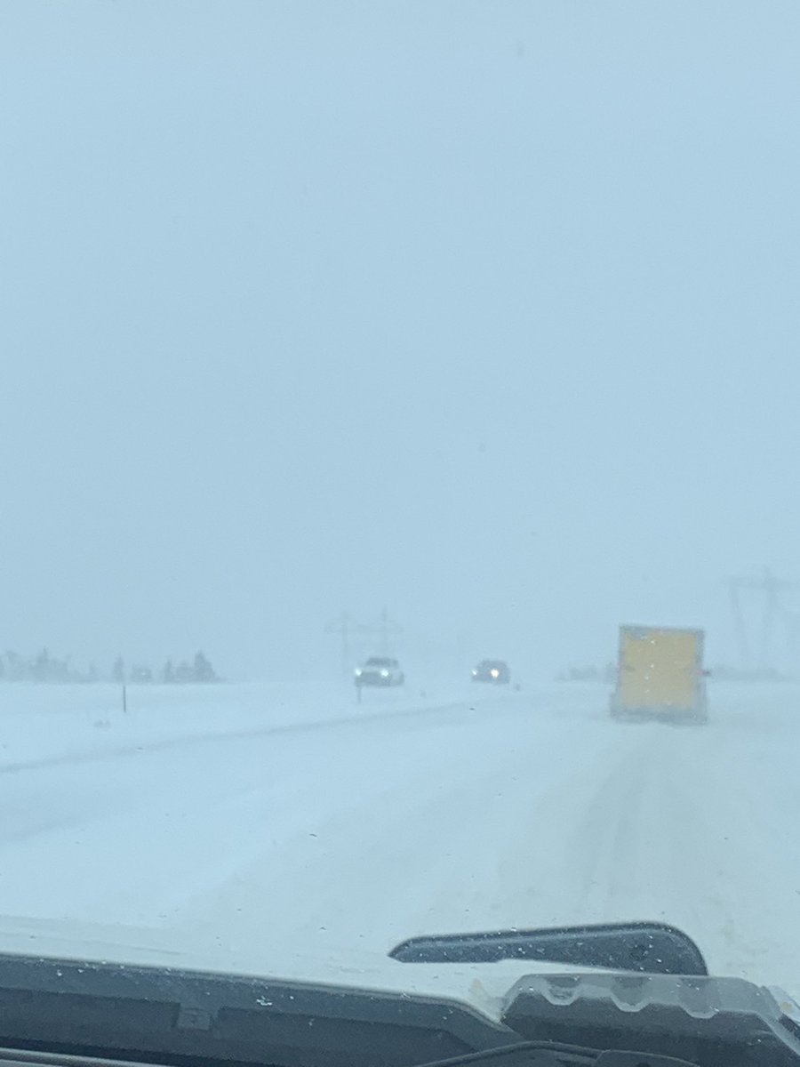 DOC_OliviaC's tweet photo. CBS Bypass to Mount Pearl. Not plowed. Slushy and heavily snow-covered. Cars in the median. #nltraffic #vocm #RCMPNL https://t.co/LNHvqdNHP2
