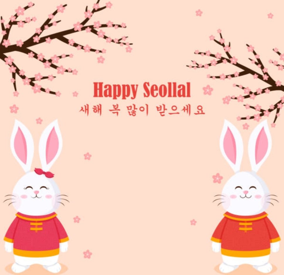 새해 복 많이 받으세요 🍾🥂🎊🐰🐇

#LunarNewYear #Seollal #koreannewyear #ChineseNewYear