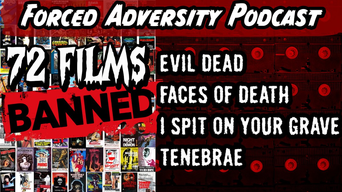 Don't panic. After some delay, Episode 1 of Forced Adversity Podcast is here. Video Nasties - Moral Panic in the UK with Co-hosts @fandom_actual & @GM_MorganV and guest-turned co-host @NothingButMedia How bad were these 72 films, exactly? ▶️youtu.be/Uoc_oUV1xuo