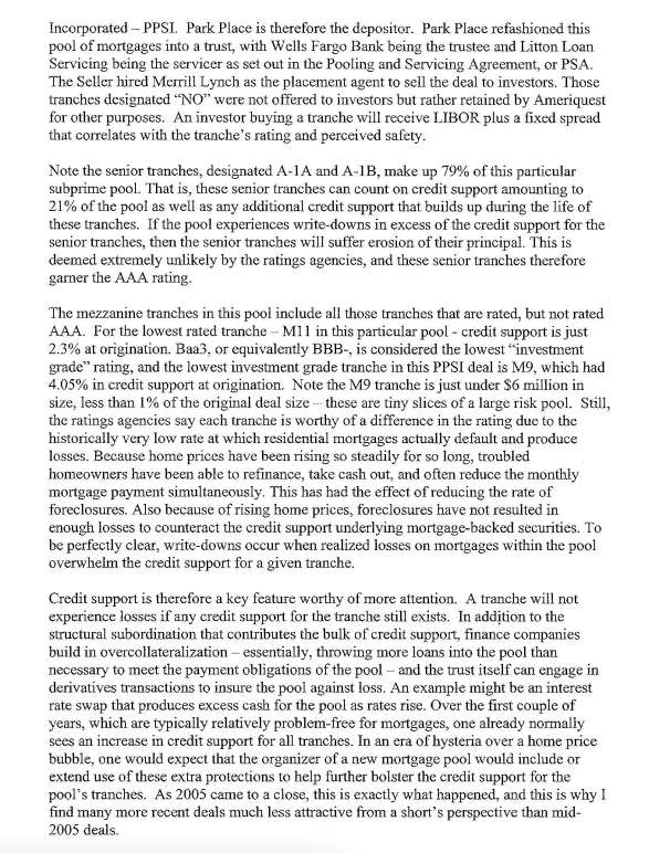 Michael Burry needs no introduction. His letters from his time at the helm of the Scion Value