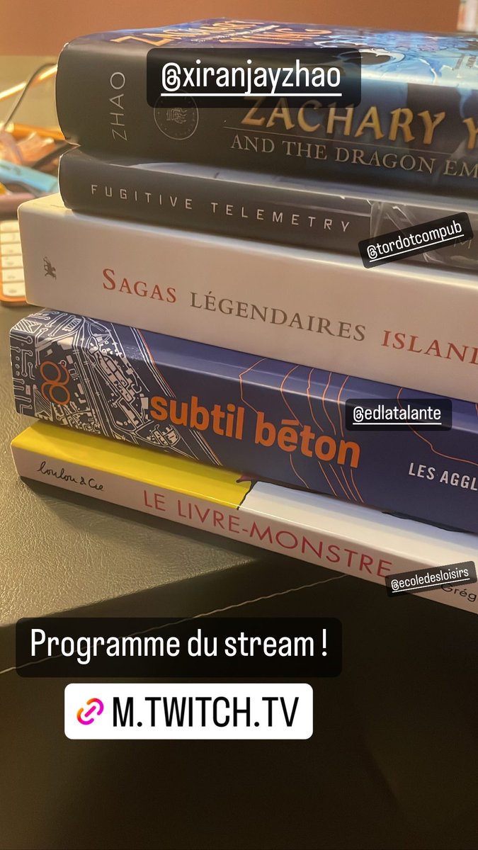 EmmaLescouet's tweet photo. Programme du jour #heuredelabuche : lectures de la semaine #sff https://t.co/RCtJ7Ti47x https://t.co/2zF3n3Q8QO