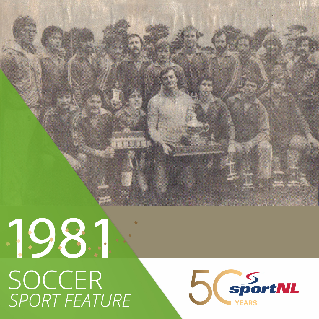sportnl's tweet photo. Holy Cross of St. John’s was the top soccer club in Newfoundland and Labrador from 1980 to 1989! They won the first Provincial Senior Men’s Championship in 1950, and many Senior Male City Championships! 🙌 #Soccer #SoccerNL #50YearsofSportNL #SportNL https://t.co/xYh4wM4EYw