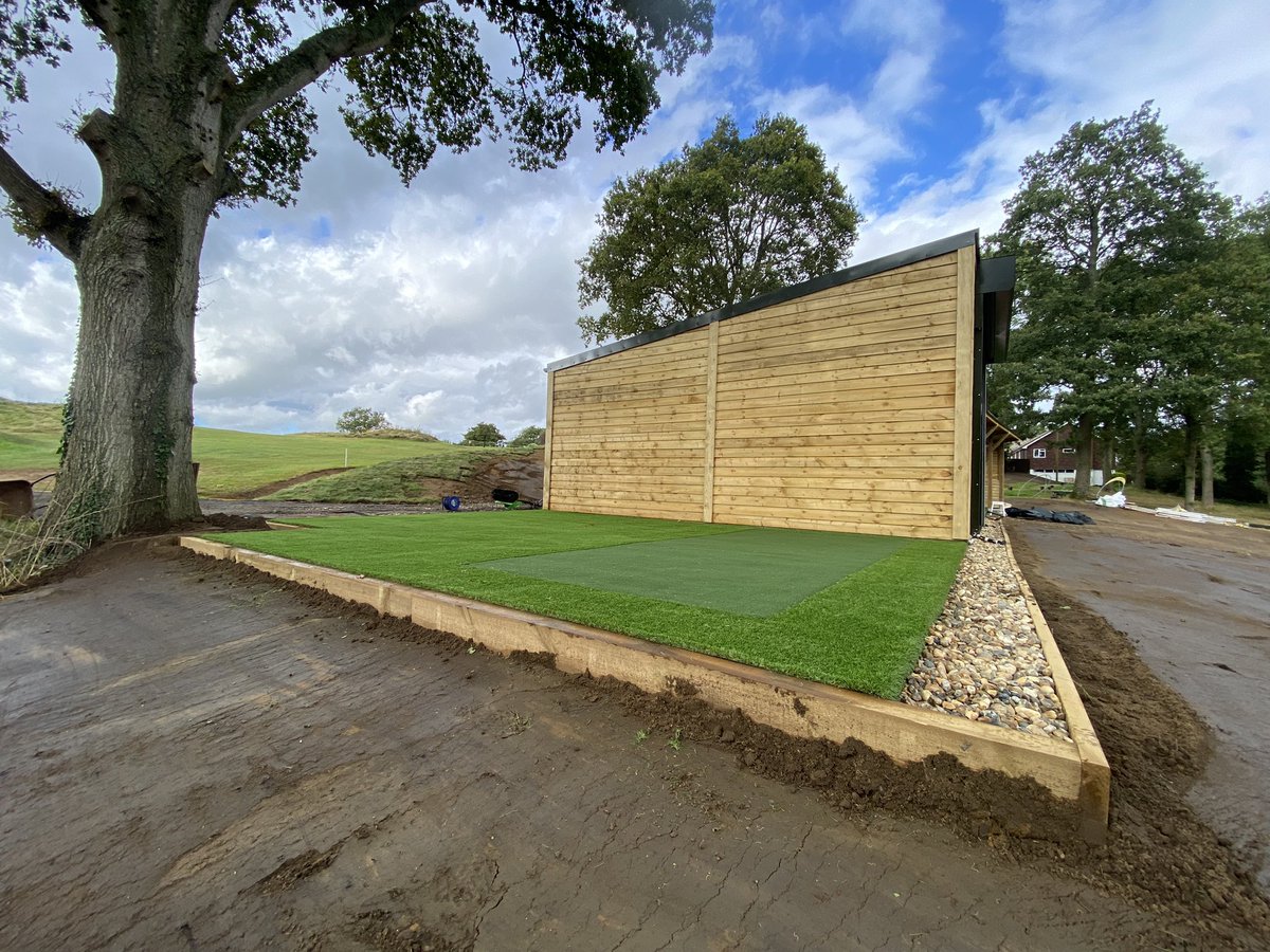 pureputtukltd's tweet photo. Outdoor hitting area installation #pureputtukltd #golfgame #puredrive #golf https://t.co/WPFHYFfgFB