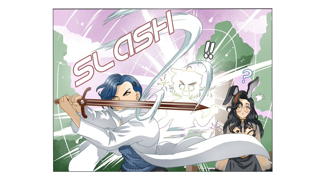 AmbrGlw's tweet photo. Club Amber #6: (Twitter) Jailed
Ft Mumu, Vallini, Malcolm
#4koma #VTuber #webcomic #ClubAmber https://t.co/R7ppwapNRl
