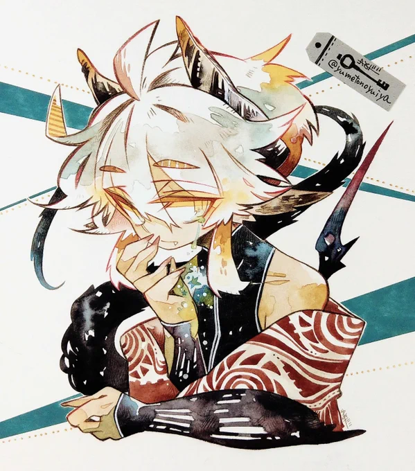 #オリキャラは性癖の見本市安定の黒インナー 