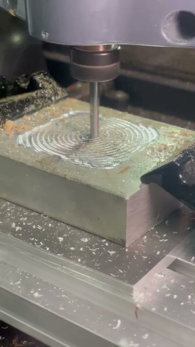 Tormach's tweet photo. We are happy to see Caleb Kraft making small chips with his xsTECH CNC Router - Mill. https://t.co/hmzok7sspD Be sure to follow him to see what else he is making! #cnc #makers  #makersgonnamake #instamachinist #xsTECH https://t.co/v37v7O0HuF
