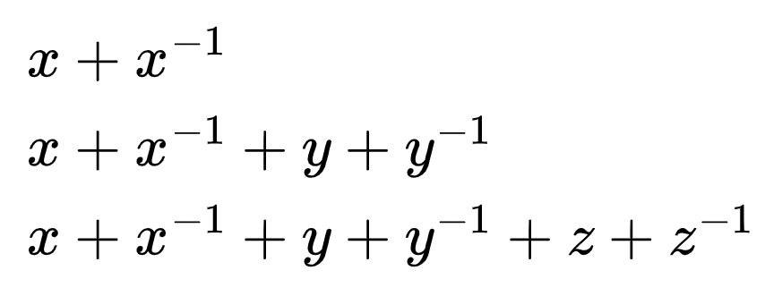 Ymir_math's tweet photo. 画像のような多項式に総称がついてたりしますか？
(多項式)=0としたときの名前でも構いません。 https://t.co/i5odFeGiAt