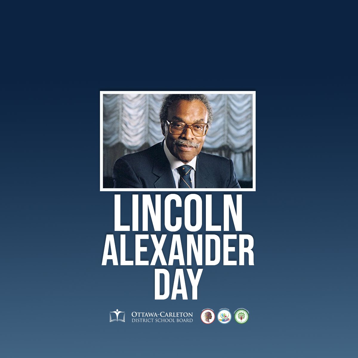 Lincoln M. Alexander was the first Black Canadian to serve as Member of Parliament, Cabinet minister &amp; Lieutenant-Governor of Ontario. Today on #LincolnAlexanderDay we celebrate his legacy, reflect on his optimism, and learn from his life and achievements. ow.ly/Q53j50Mvtvn