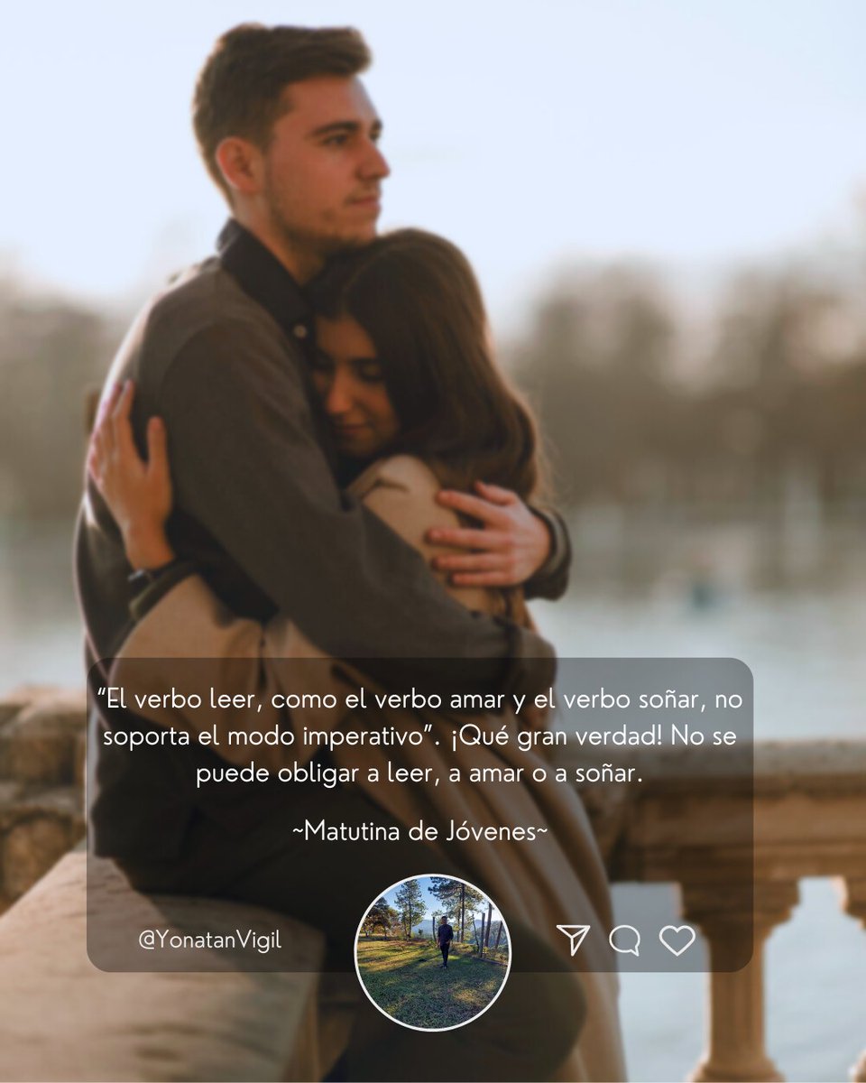 YonatanVigil's tweet photo. El amor no se impone, se anhela. No se exige, se disfruta. Se conjuga en todos los modos y los tiempos, menos en imperativo. ❤️ https://t.co/AwOzCxnHrY
