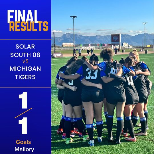 mallory_day1's tweet image. Tough game yesterday against a great team, but we clinched our spot to tie it in the last minute. Back out again bright and early today to clinch that spot at Nationals‼️ @solar_soccer @NationalLeague @LR_GSoccer @ProScoreSoccer #SolarNation #NationalLeague #AllForHim🙌🏼 @08gSolar