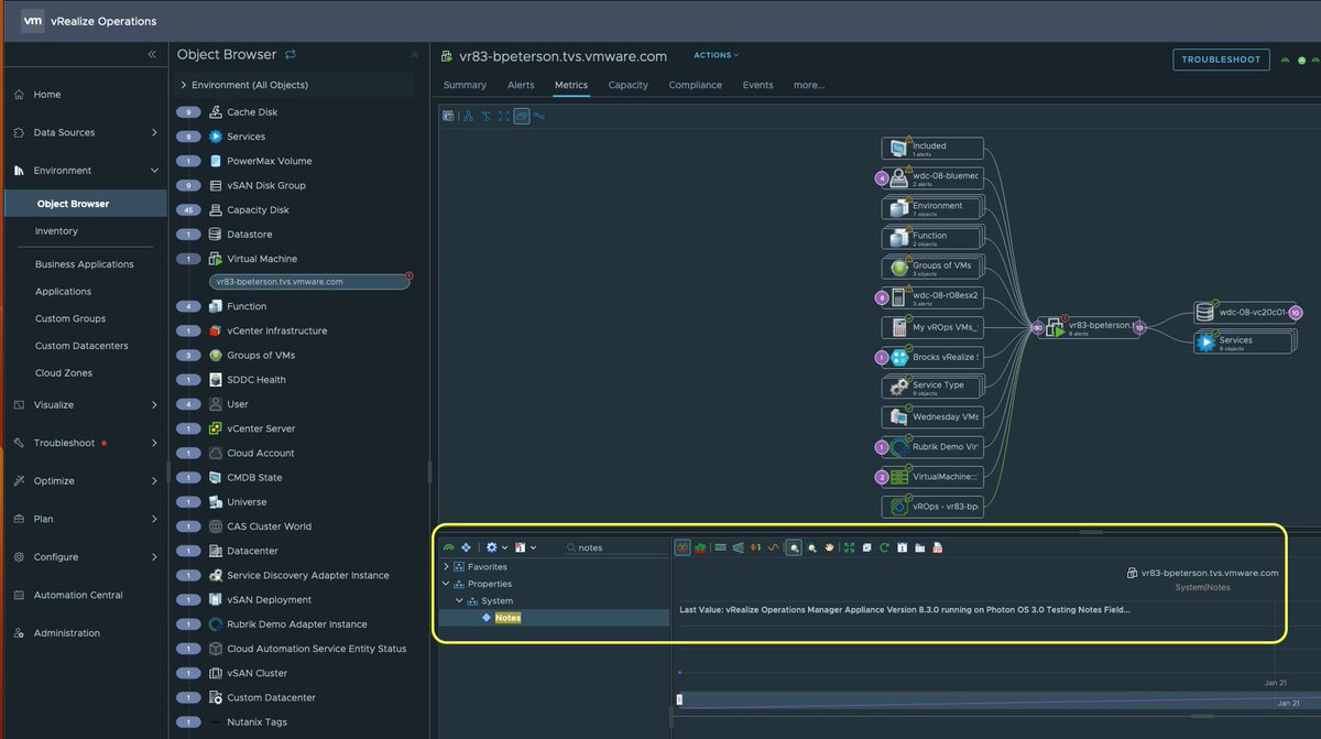 In <a href="/VMwareAriaOps/">VMware Aria Operations</a> 8.10, we are now pulling VM Notes field from vCenter, nice!