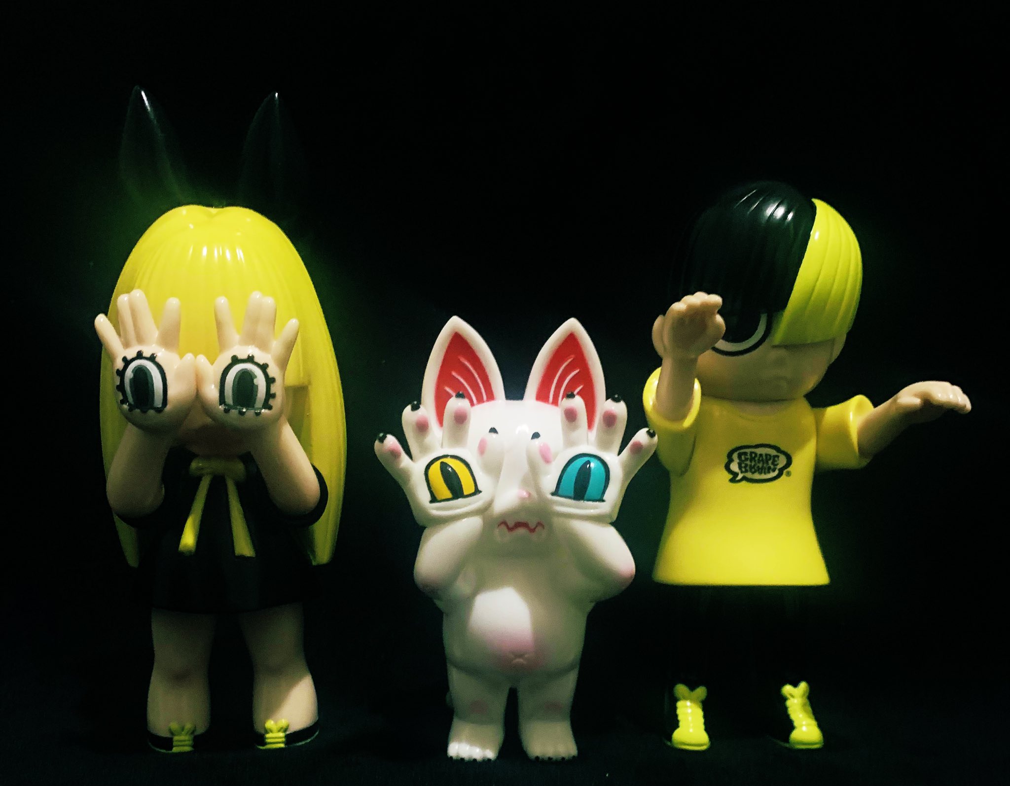 GRAPEBRAIN 1周年 にぎるちゃん のりくん 2体セット ソフビ