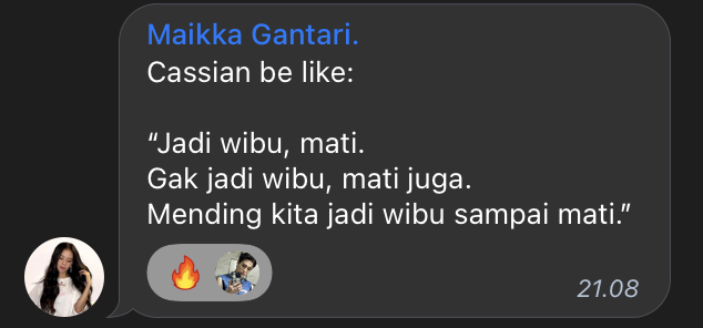 Kita wibufikasi Ikka dan Yaya.