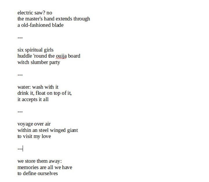 tom_swiss's tweet image. Continuing the #FunADay, a few #haiku. (Yes, we can argue about what constitutes a haiku in English, for the moment just accept the 5-7-5 definition.) instagr.am/p/CnrbcgOuPvB/