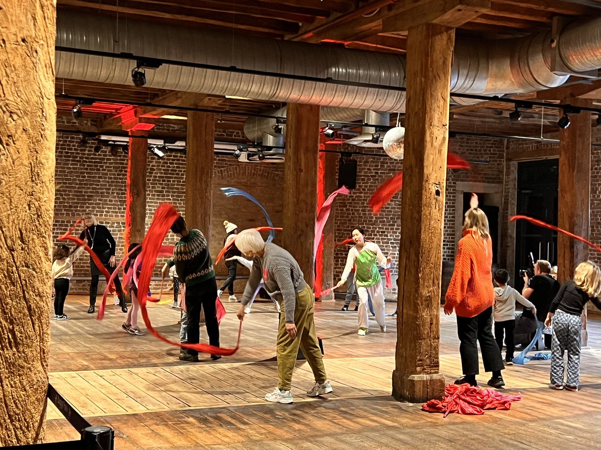 StepOutArts's tweet photo. Well under way of celebrating the year of #RABBIT2023 @MuseumofLondon Dockland! Lots of activities for today and tomorrow (Sunday). https://t.co/lWFKoomDyz