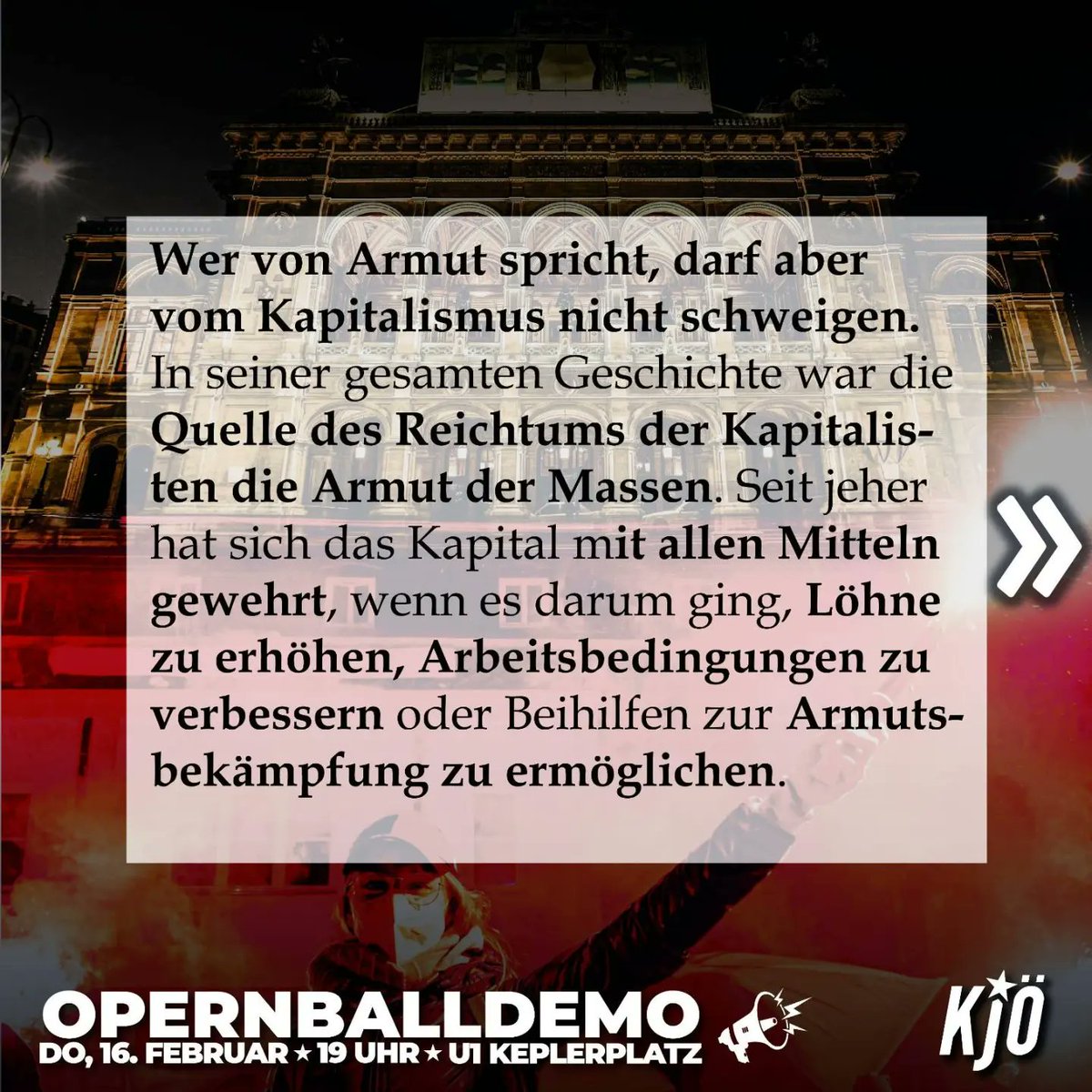 KJ_Oesterreich's tweet photo. 2/2 #Openballdemo #Opernball #taxtherich #eattherich #inflation #politicsaustria #austrianpolitics https://t.co/IR95ey5WQY