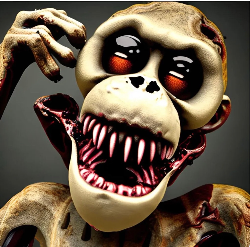 SublimeFlipz's tweet photo. @Doodlegenics “Seductive Stare” 1:1 
From collection Monkey Madnesss 
.005 $Eth 
https://t.co/TBXEQjnJWK https://t.co/js7lyfQyHZ