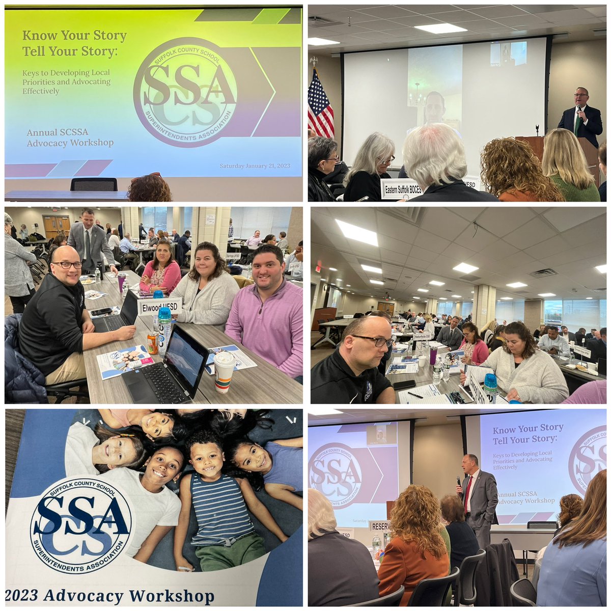 GreatNeck_Super's tweet photo. A productive morning spent training in advocacy for the students of Suffolk County and NYS! @dtalliniweiss @TomS_ElwoodBOE @jamestomeo1321 @CMSchools_Super @LarsClemensen @Greg_Berck #SCSSA #NYSCOSS #ElwoodPride https://t.co/zRRx7go23h