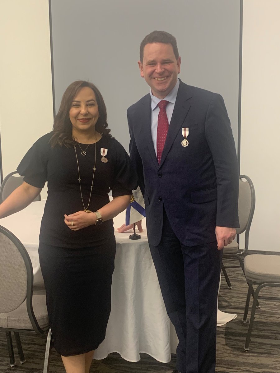 rbatherson's tweet photo. Thank you @Aliduale1 for a great event honouring those in our community for service.  Grateful being recognized with a Queen’s Platinum Jubilee Medal with fellow Halifax Armdale residents who have found ways to give back in their own way #service https://t.co/QLV2fAA0Jj
