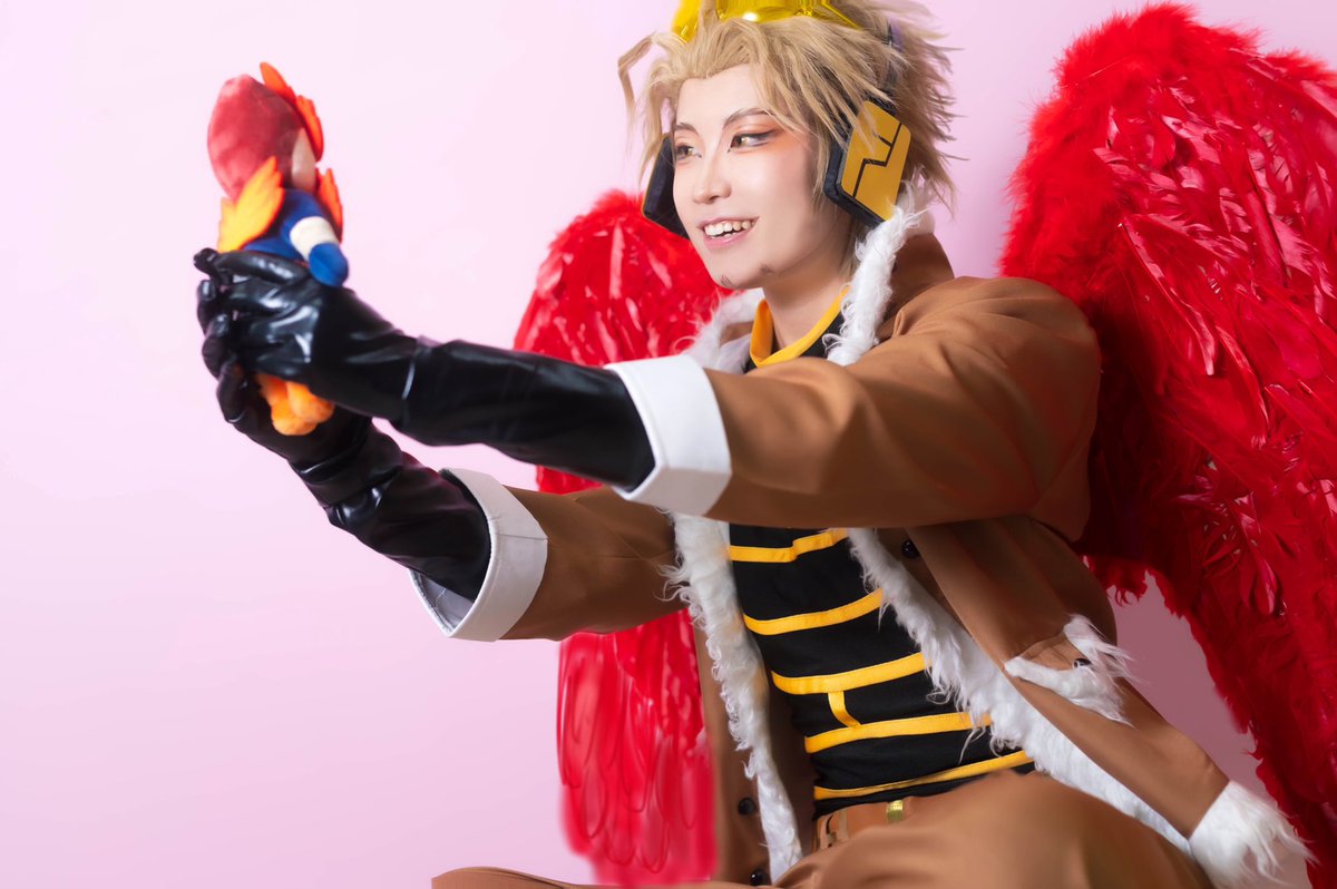 僕のヒーローアカデミア・ホークスコスプレ衣装(1部欠品)