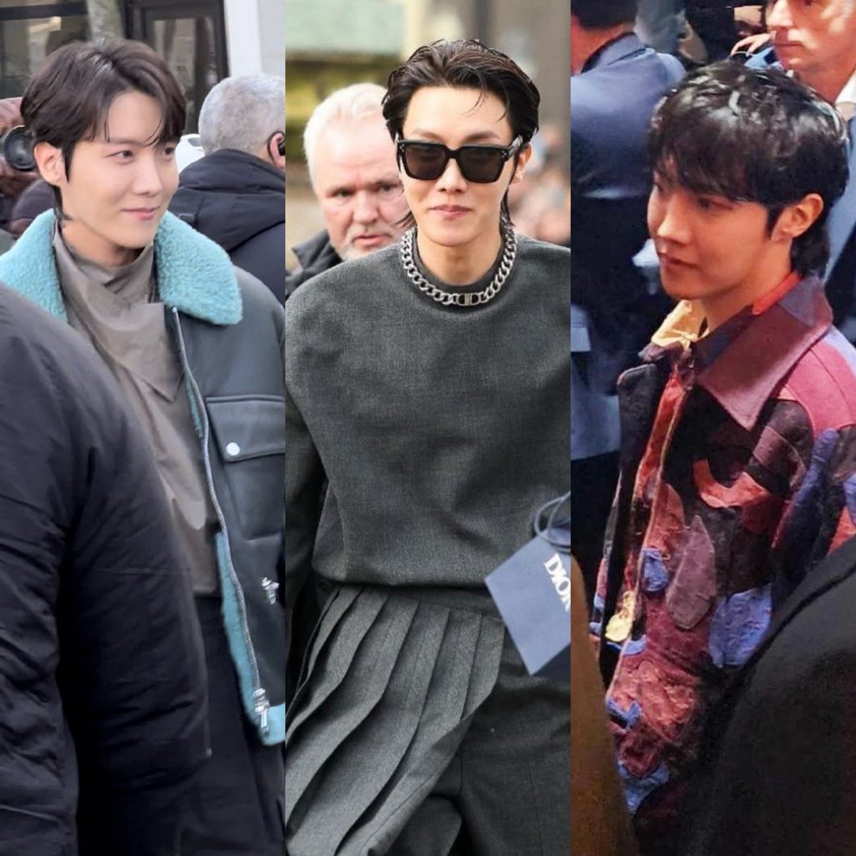 Jung                 Jung               Jung
Hoseok           Hoseok          Hoseok 
    X                     X                       X
Hermes           Dior                    LV
